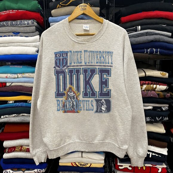Vintage Duke University Blue Devils Shirt, Retro Blue Devils basketball Shirt - Picture 1 of 2